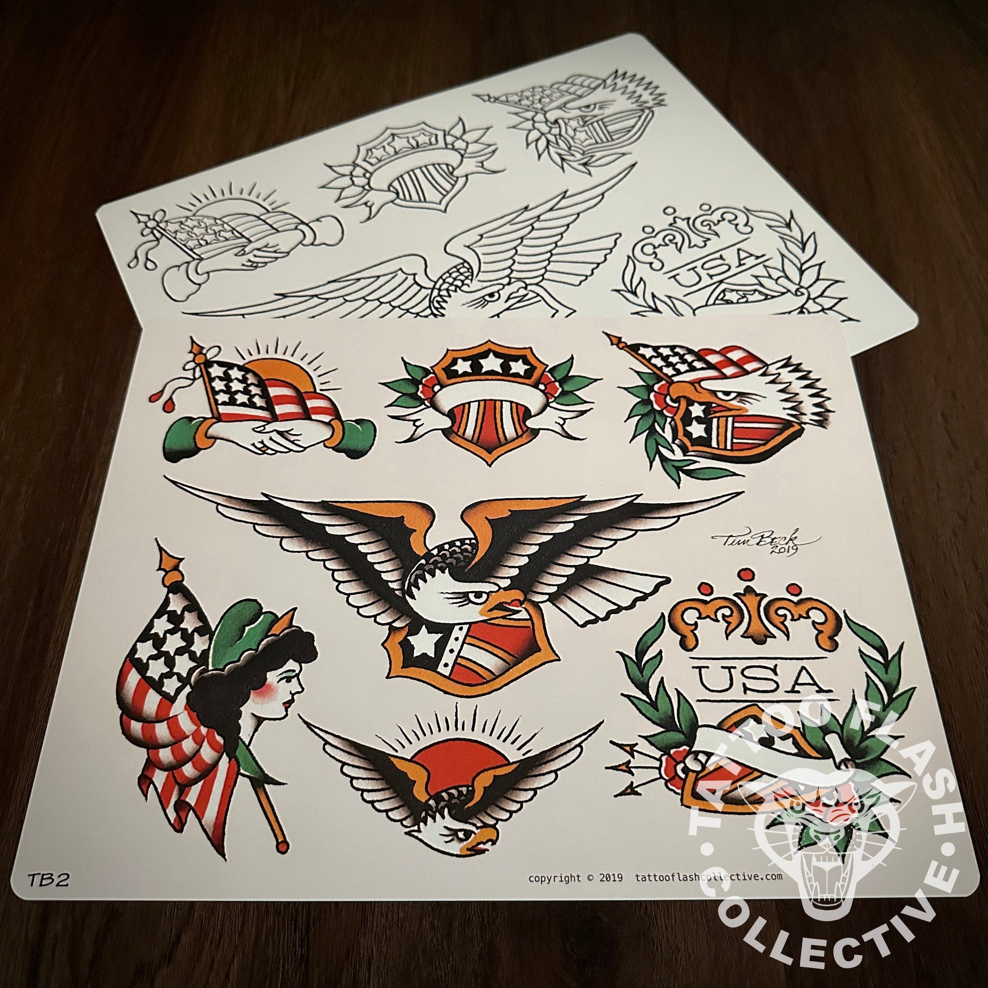 Tim Beck Flash Tim Beck Tattoo Flash #02