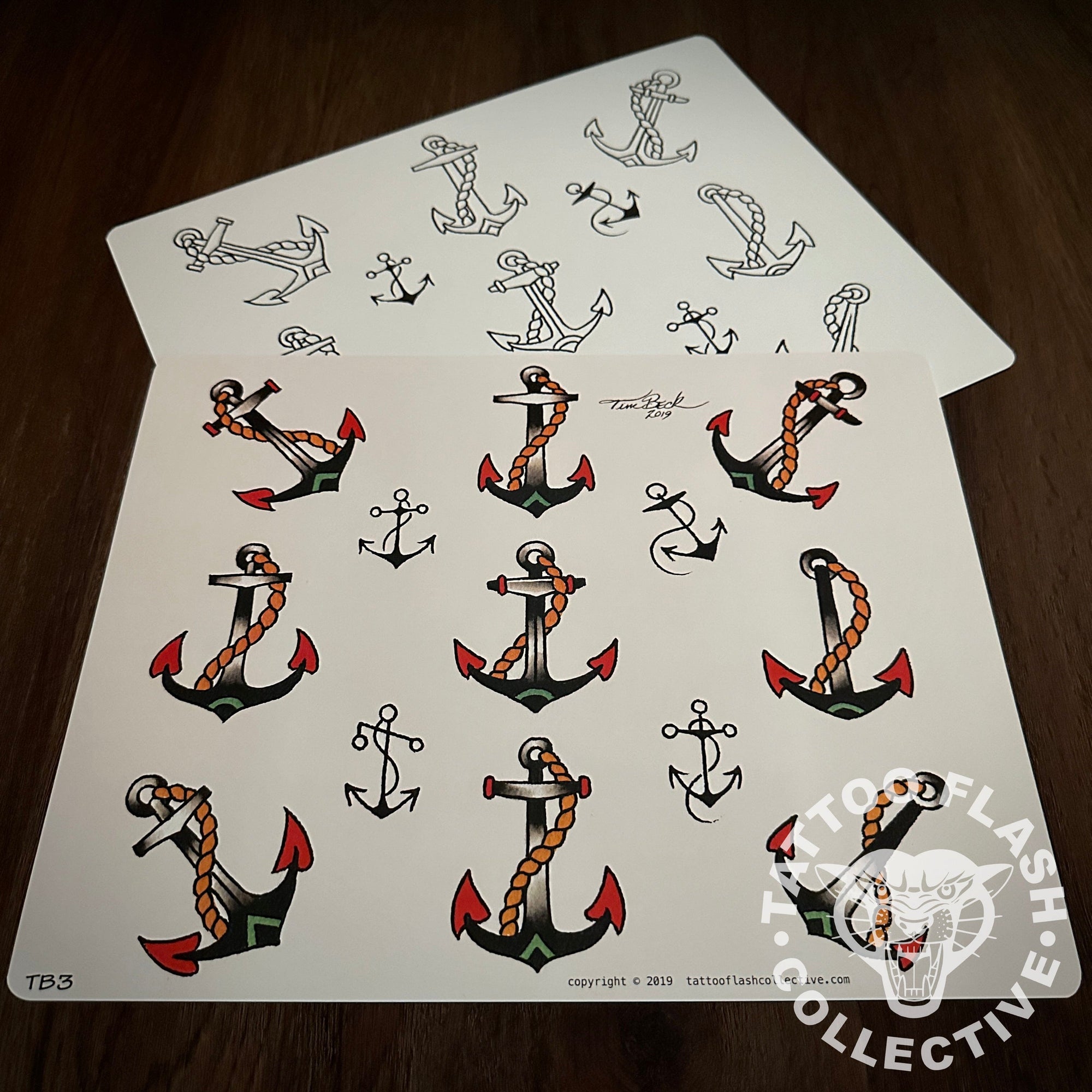 Tim Beck Flash Tim Beck Tattoo Flash #03