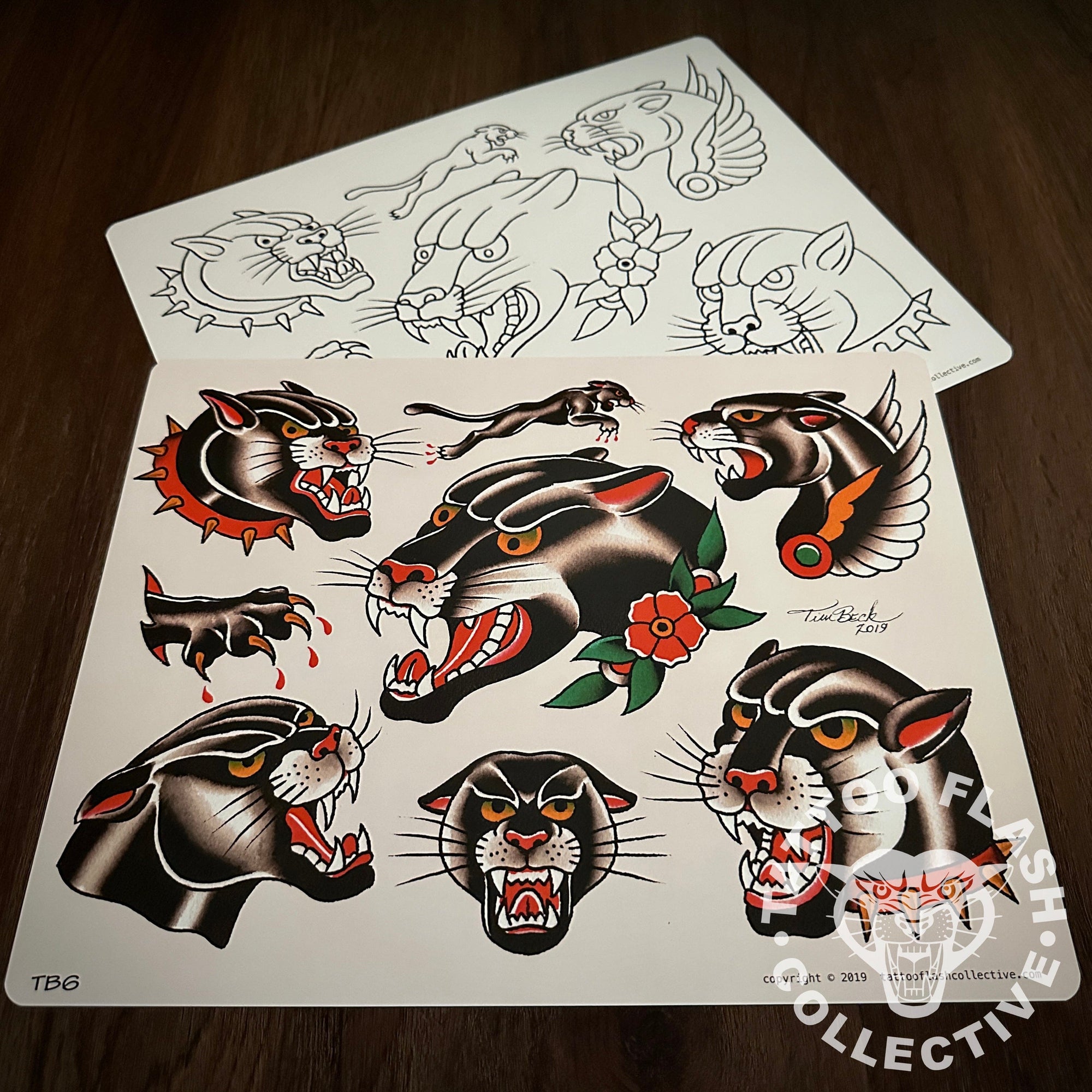 Tim Beck Flash Tim Beck Tattoo Flash #06