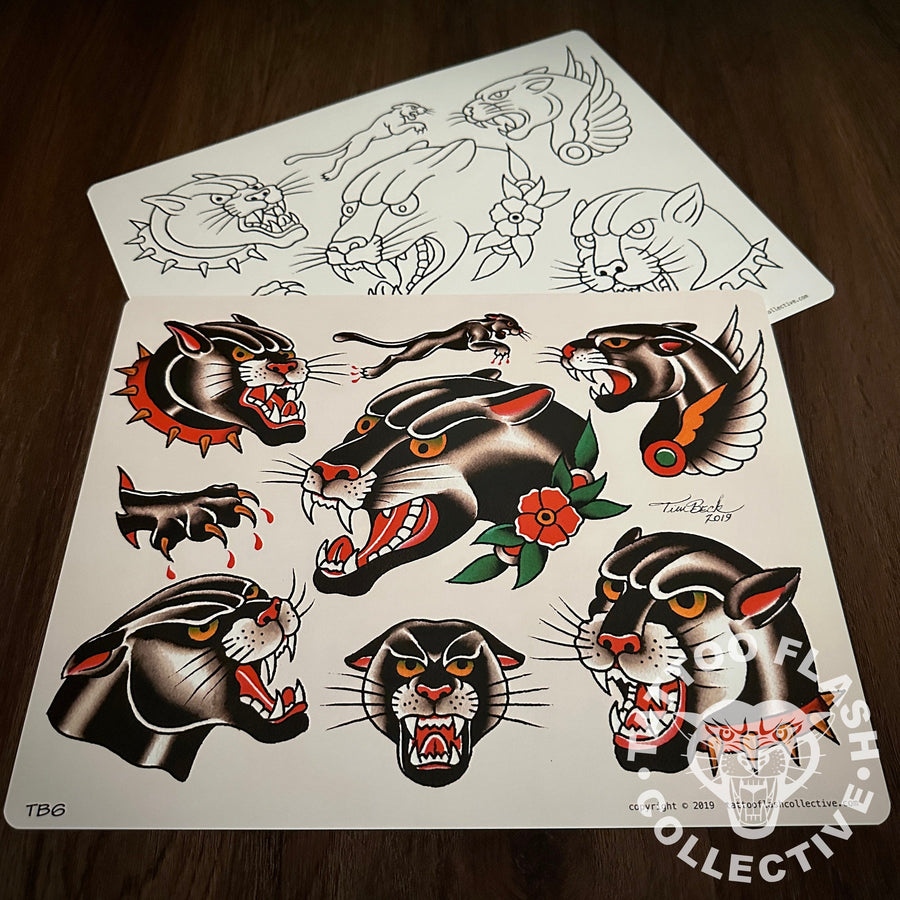 Tim Beck Flash Tim Beck Tattoo Flash #06