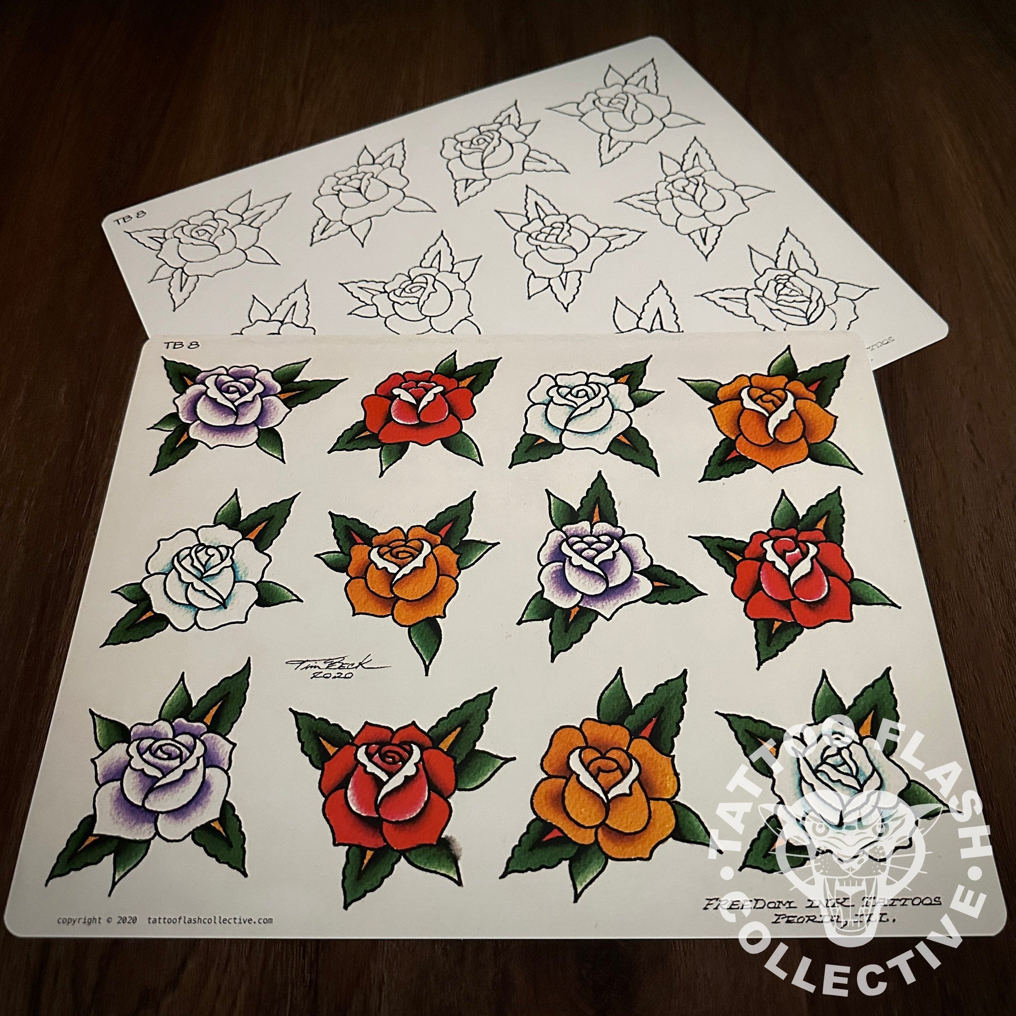 Tim Beck Flash Tim Beck Tattoo Flash #08