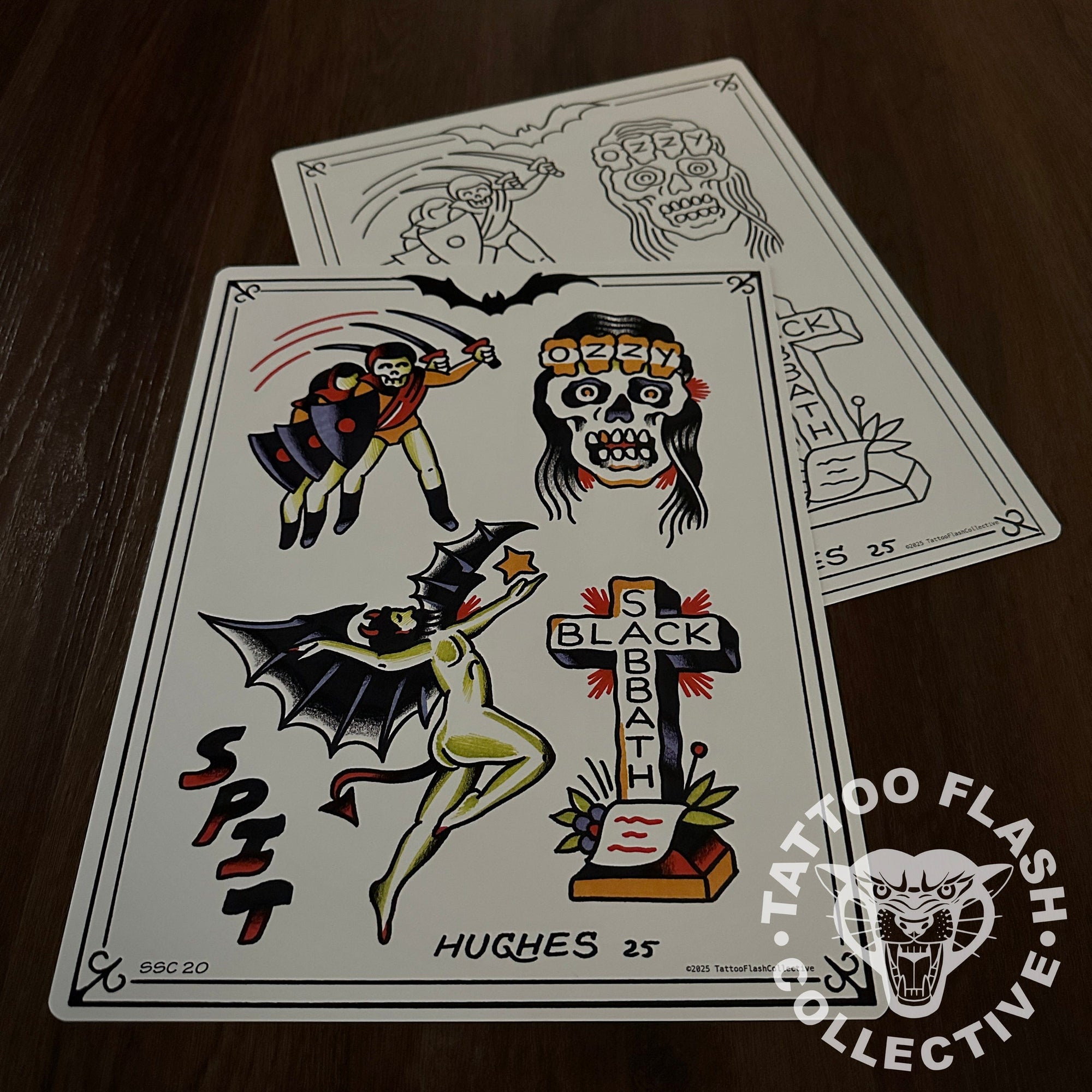 Tim Hughes Flash Tim Hughes Tattoo Flash #20