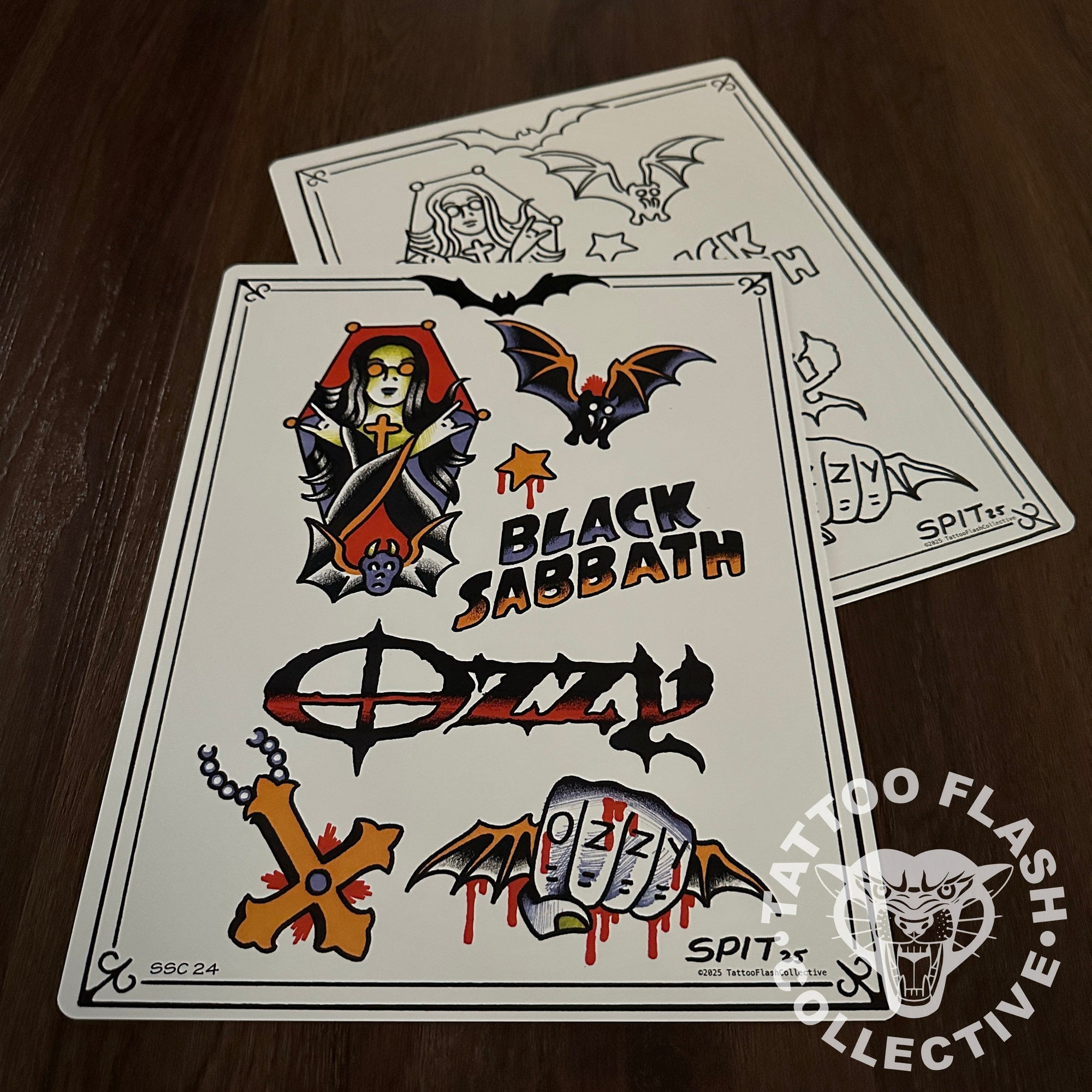 Tim Hughes Flash Tim Hughes Tattoo Flash #24