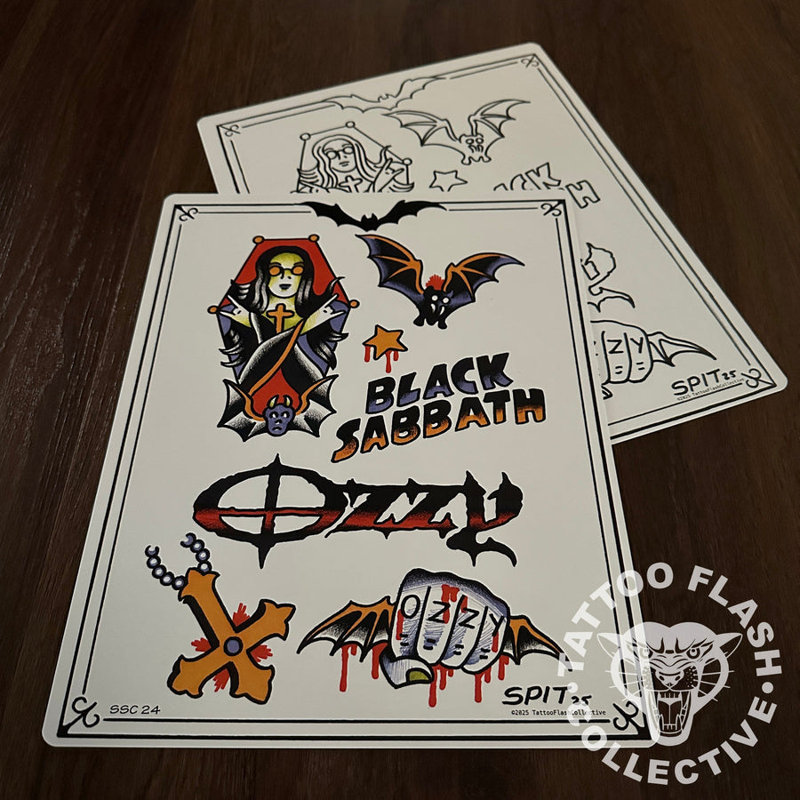 Tim Hughes Flash Tim Hughes Tattoo Flash #24