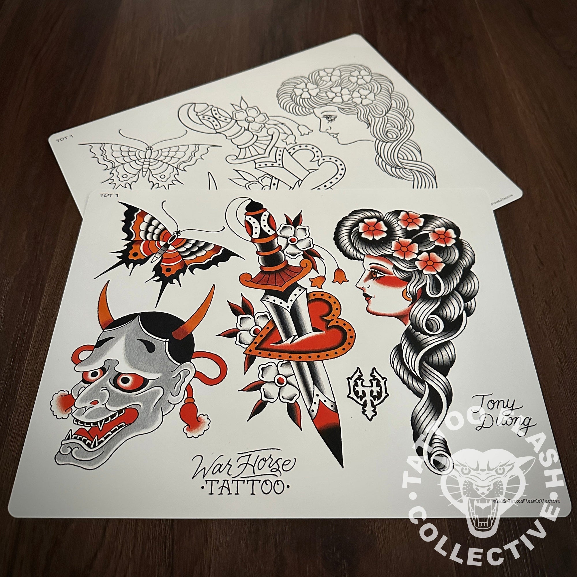 Tony Duong Flash Tony Duong Tattoo Flash #01
