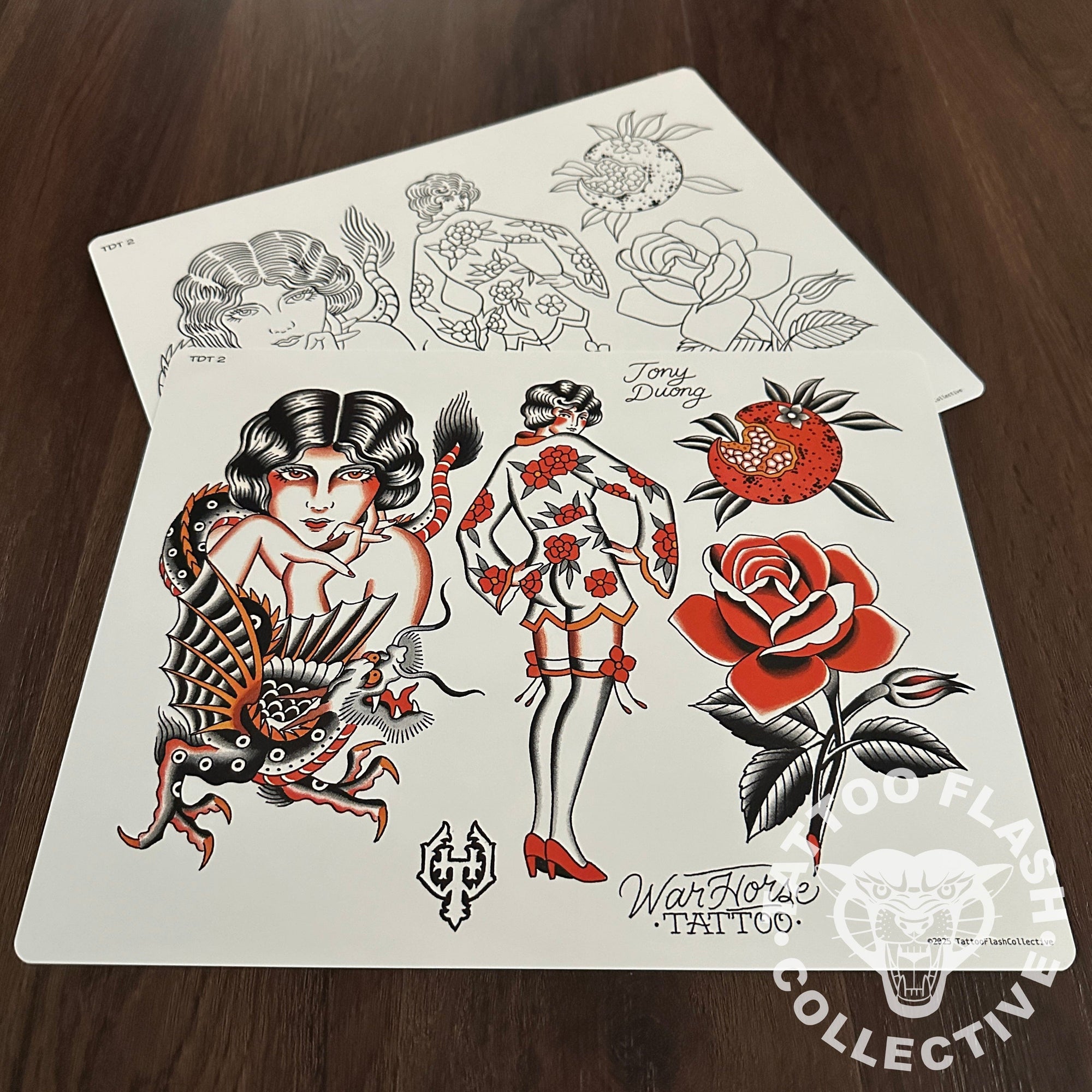 Tony Duong Flash Tony Duong Tattoo Flash #02