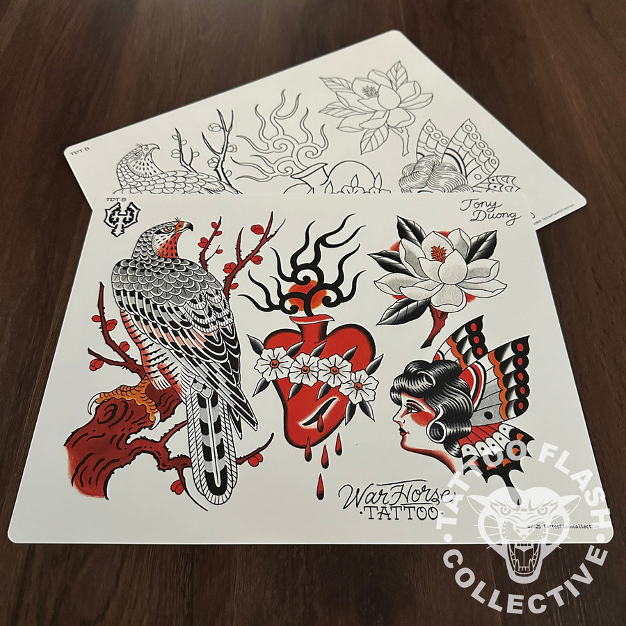 Tony Duong Flash Tony Duong Tattoo Flash #05