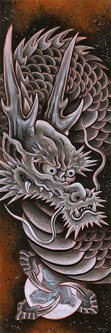 Tony Duong prints Tony Duong Tattoo Print #01- 12"x36"