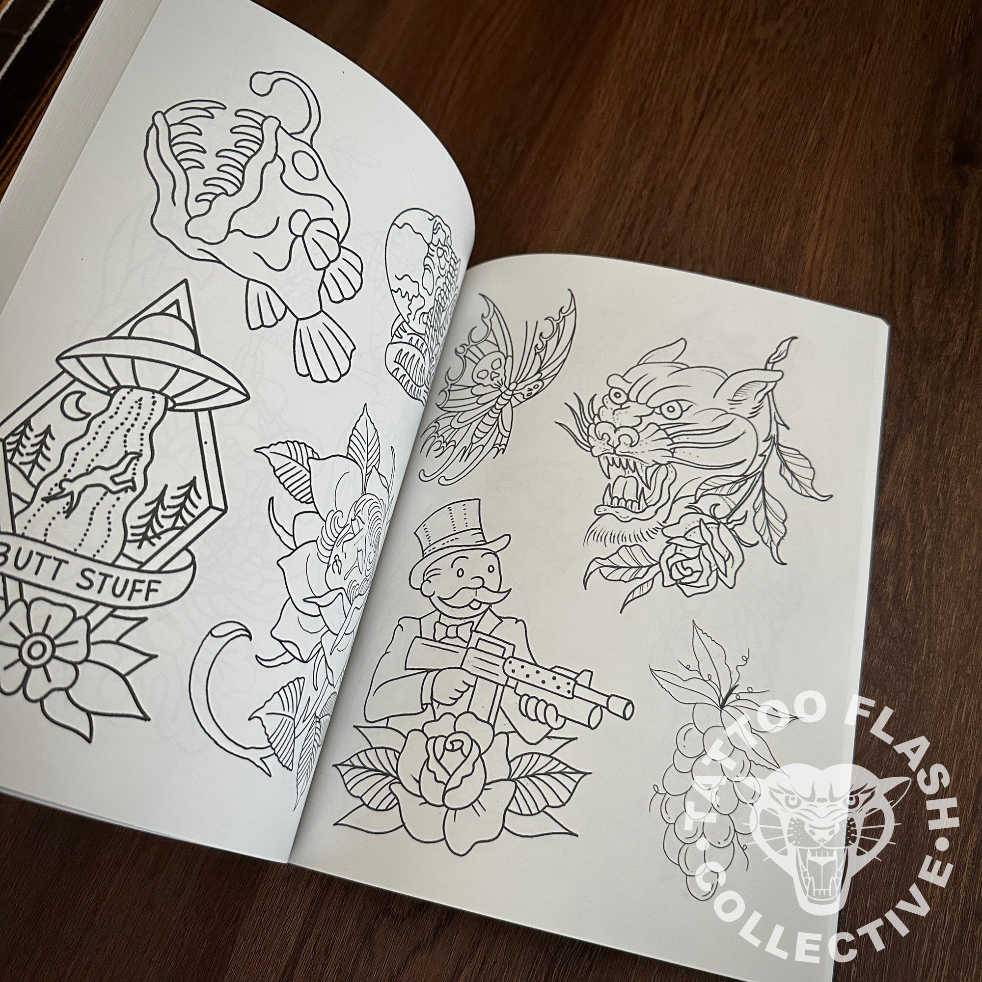 Victor Kensinger Books Book of Lines-Wildcard tattoo