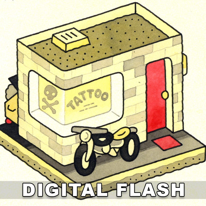 Victor Kensinger digital download Victor Kensinger Digital Tattoo Flash #14-#17