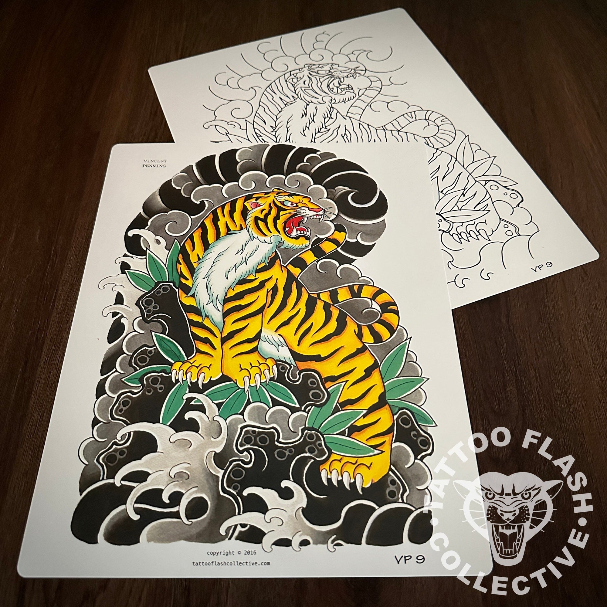 Vincent Penning Flash Vincent Penning Tattoo Flash #09