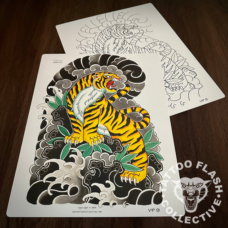 Vincent Penning Flash Vincent Penning Tattoo Flash #09