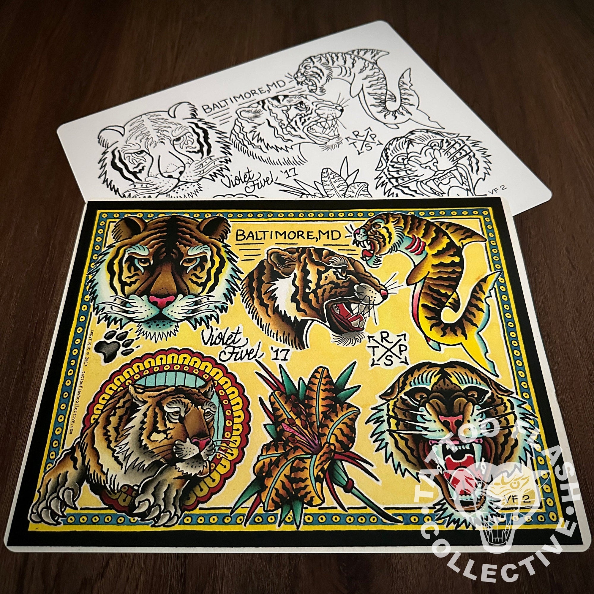 Violet Fivel Flash Violet Fivel Tattoo Flash #02