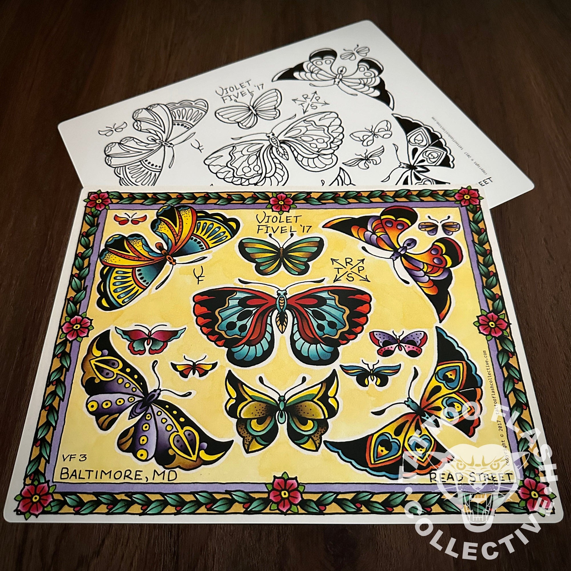 Violet Fivel Flash Violet Fivel Tattoo Flash #03