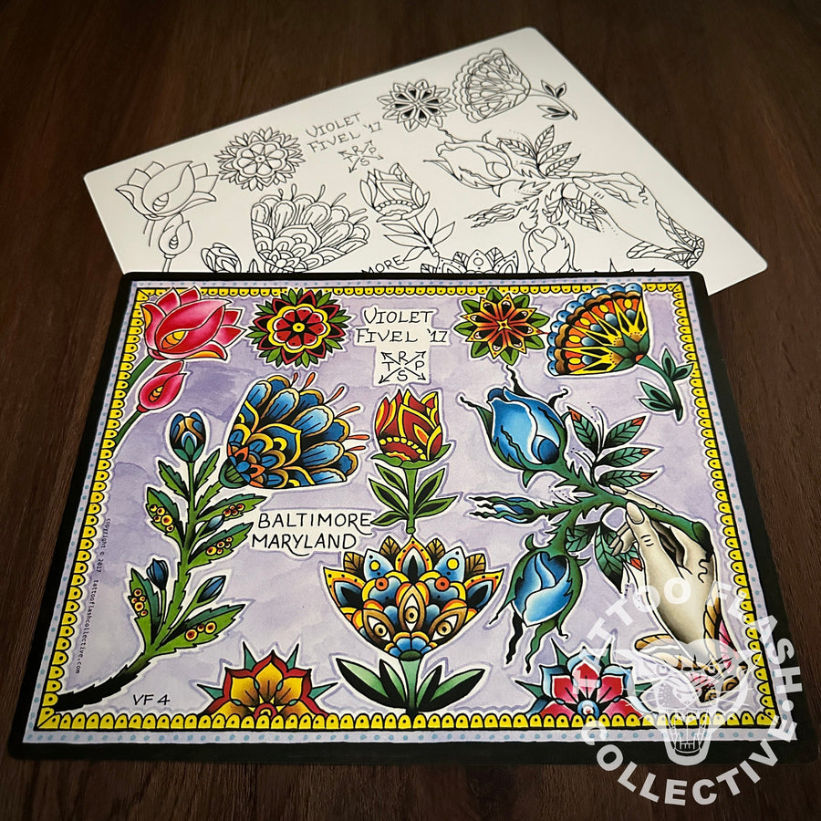 Violet Fivel Flash Violet Fivel Tattoo Flash #04