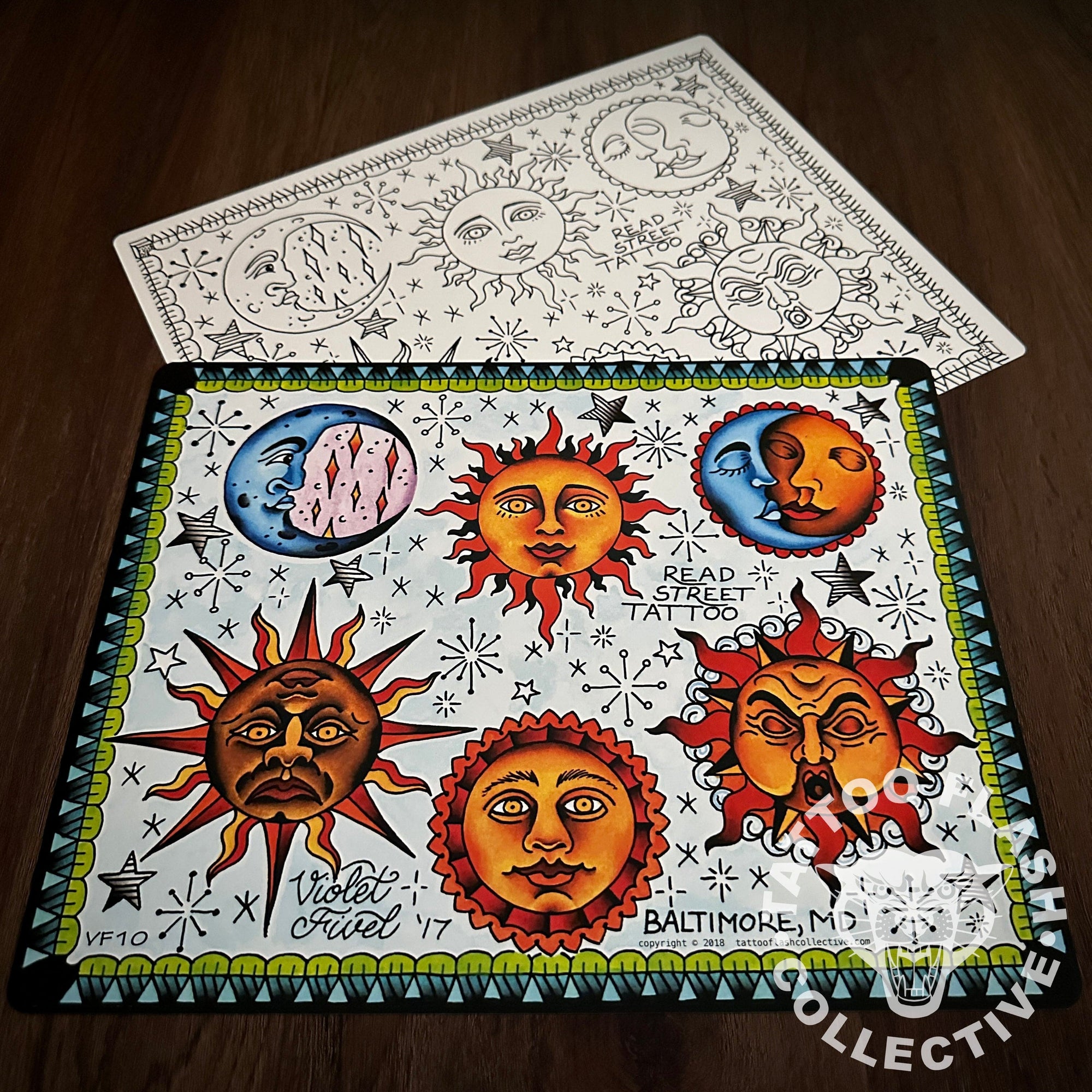 Violet Fivel Flash Violet Fivel Tattoo Flash #10