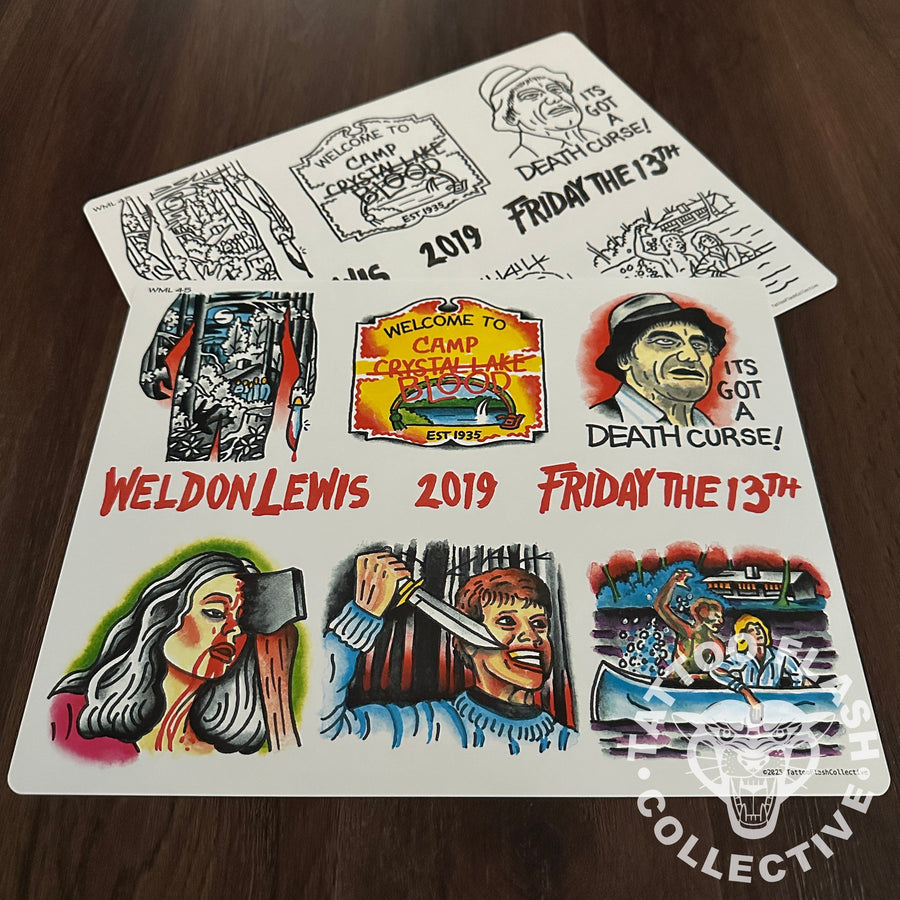 Weldon Lewis Flash Weldon Lewis Tattoo Flash #45