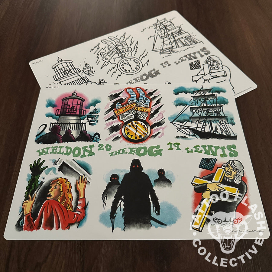 Weldon Lewis Flash Weldon Lewis Tattoo Flash #51