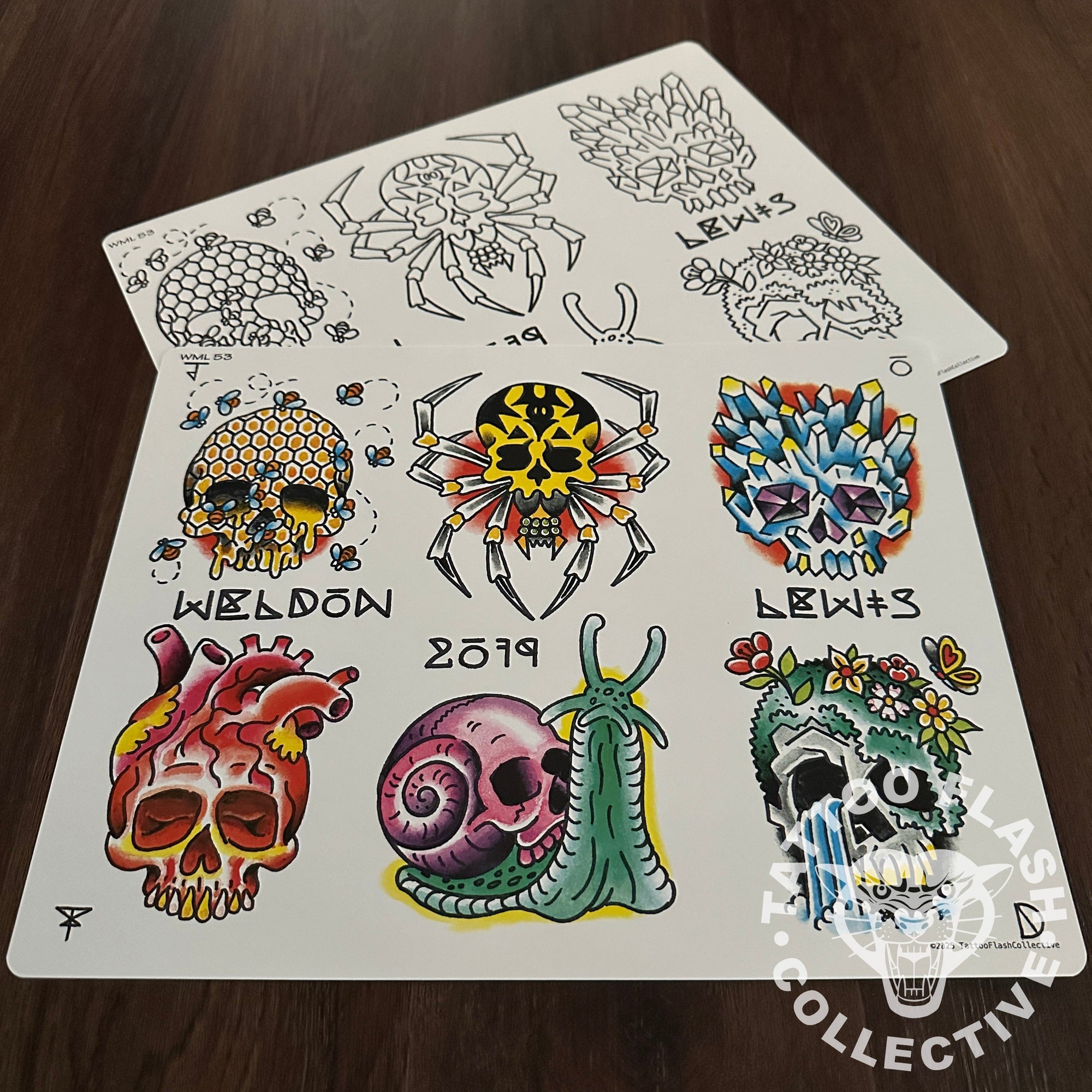 Weldon Lewis Flash Weldon Lewis Tattoo Flash #53