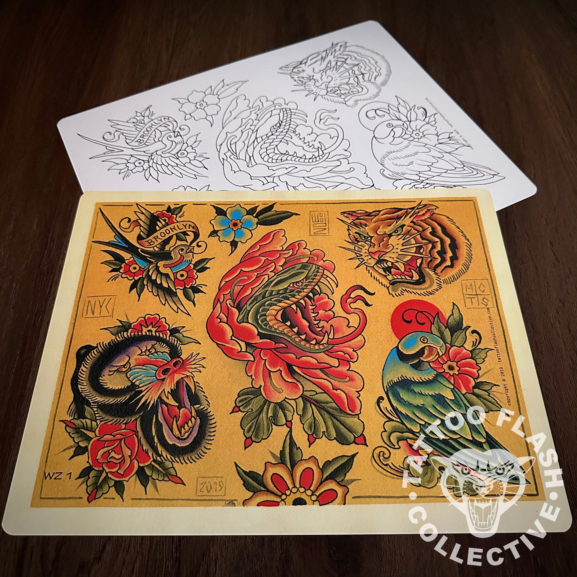 Woodz Flash Woodz Tattoo Flash #01