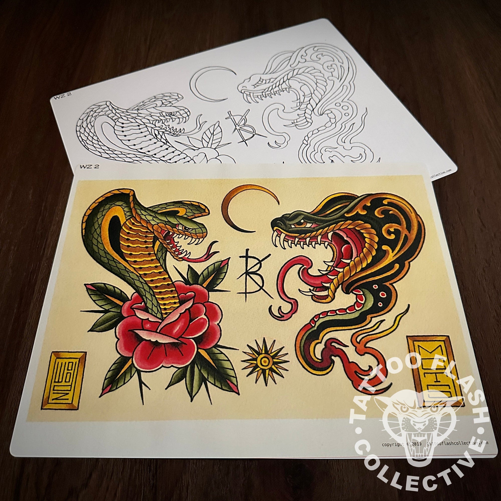 Woodz Flash Woodz Tattoo Flash #02