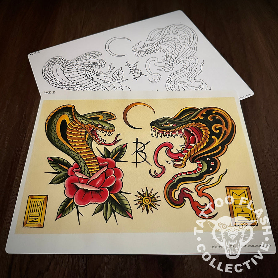 Woodz Flash Woodz Tattoo Flash #02