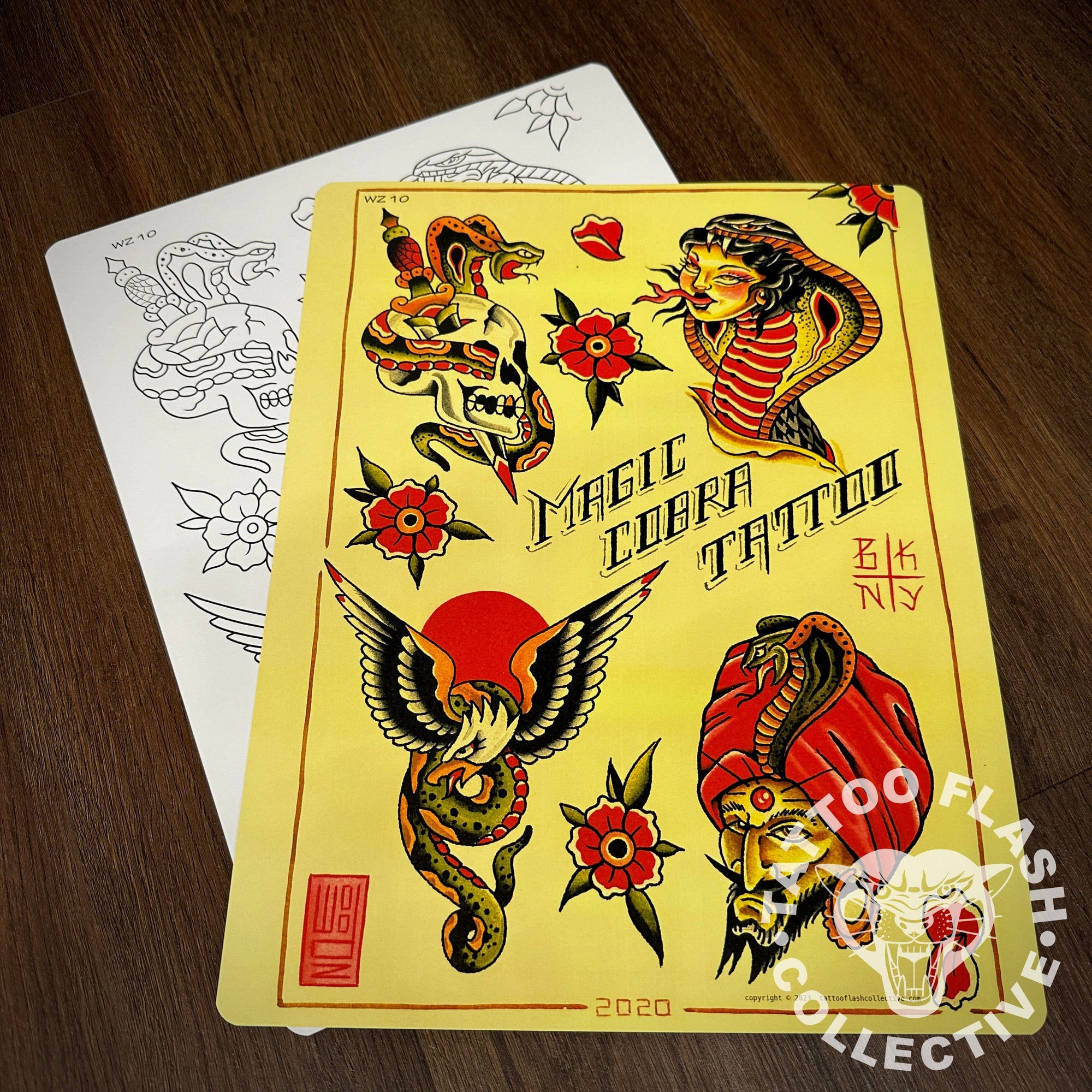 Woodz Flash Woodz Tattoo Flash #10