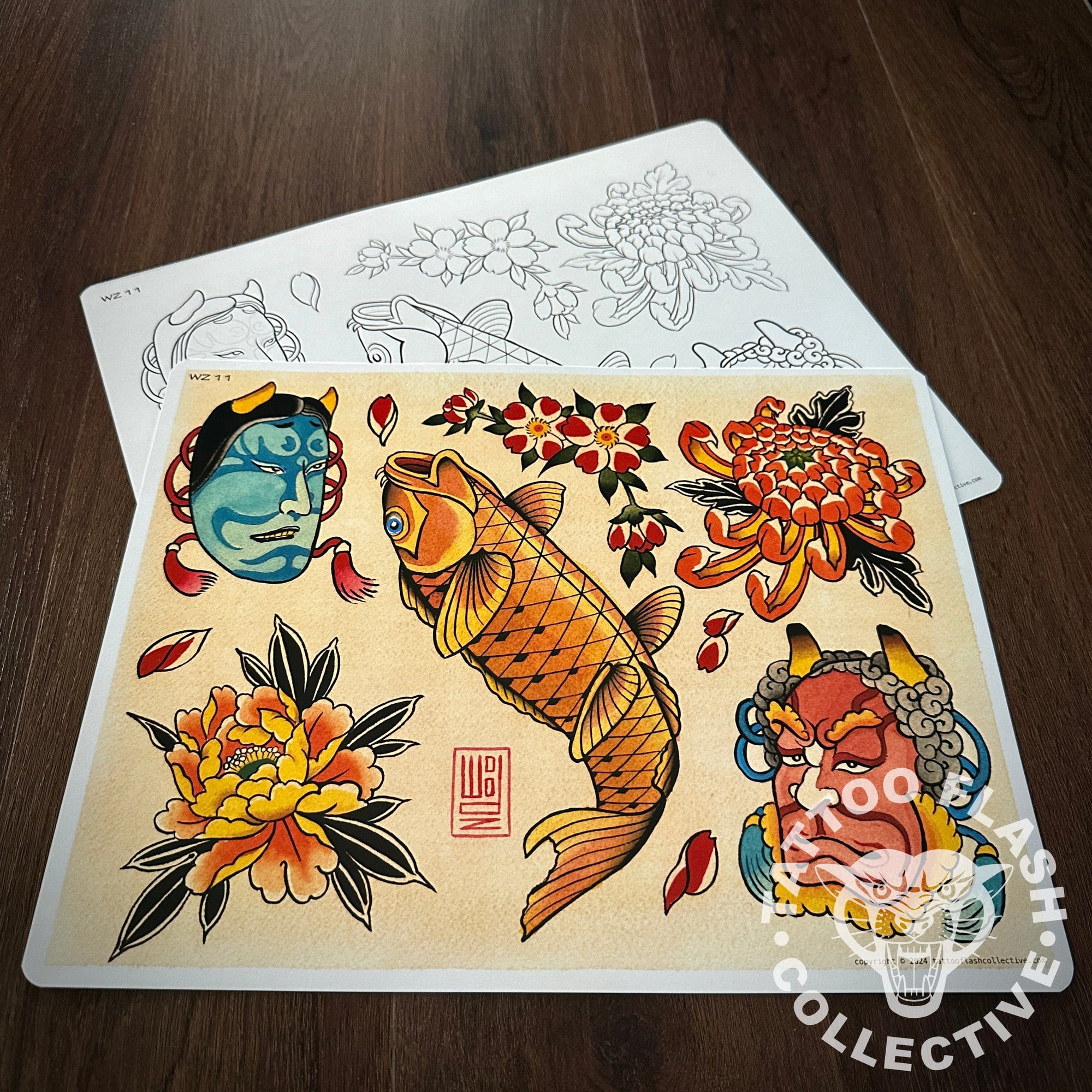 Woodz Flash Woodz Tattoo Flash #11