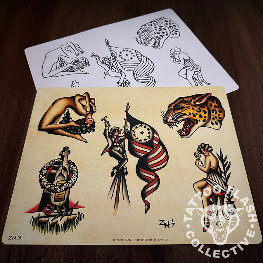 Zach Nelligan Flash Zach Nelligan Tattoo Flash #03