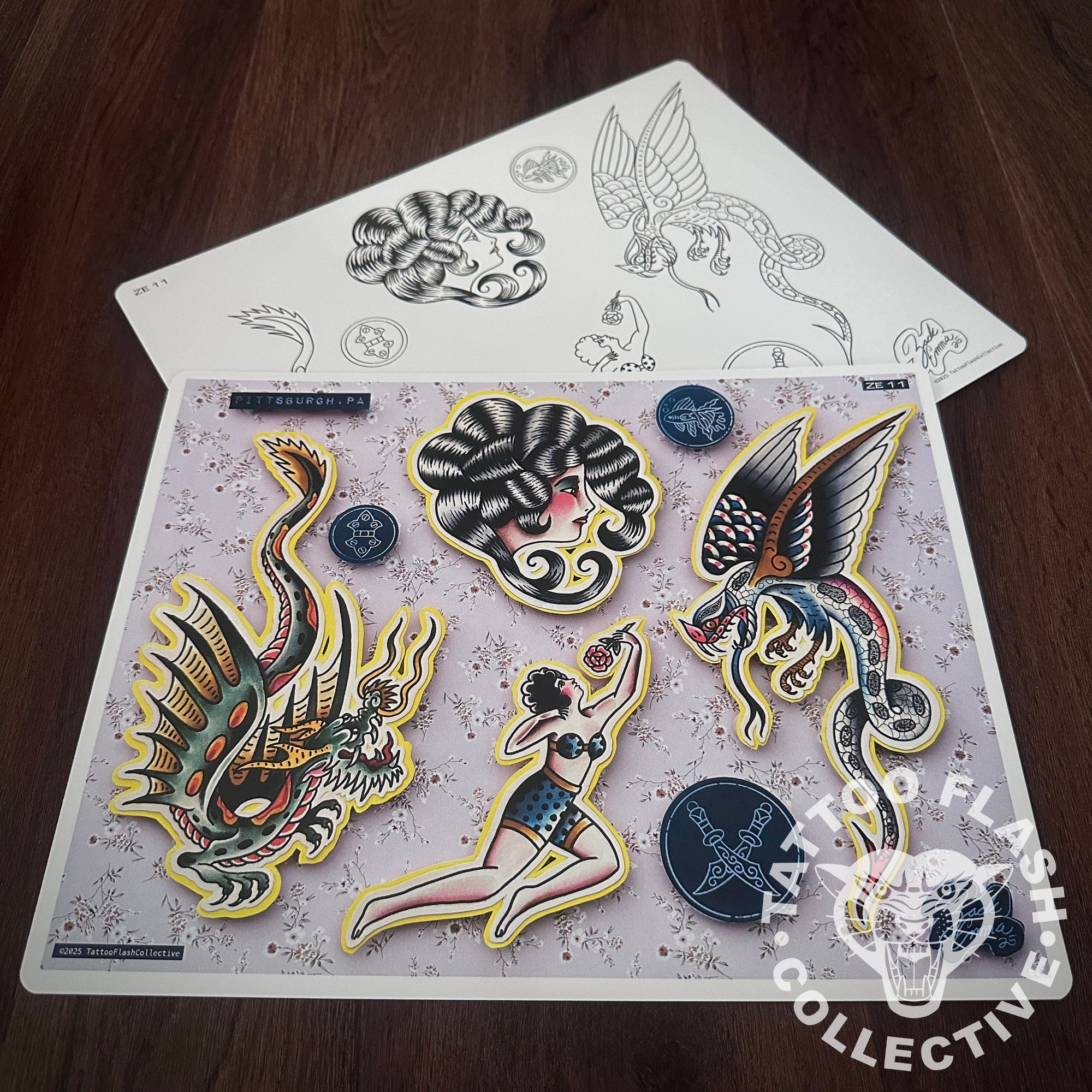 Zack Emma Flash Zack Emma Tattoo Flash #11