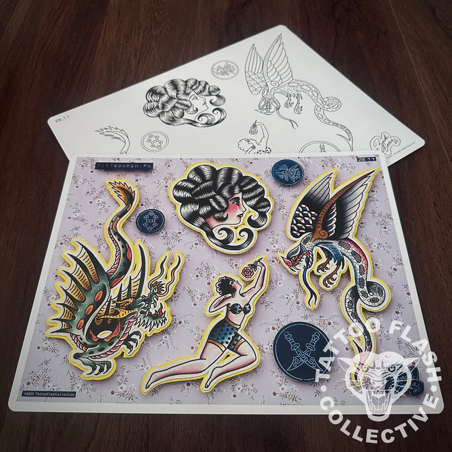 Zack Emma Flash Zack Emma Tattoo Flash #11