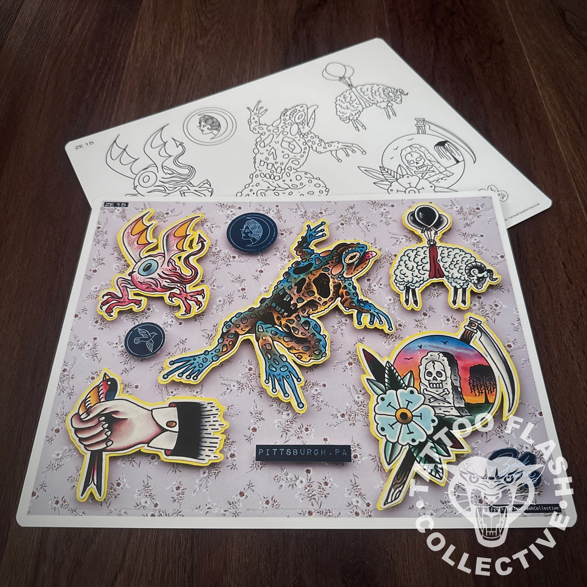 Zack Emma Flash Zack Emma Tattoo Flash #15