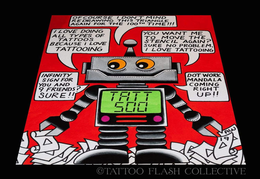 Adrian Willard Print #9 12"x16" - tattooflashcollective