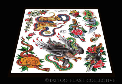 Andreas Coenen Print#8 20"x30" - tattooflashcollective