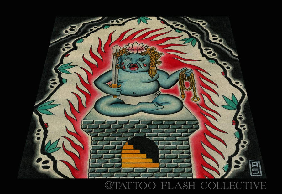 Andrew Stone Print#1 16''x 20'' - tattooflashcollective