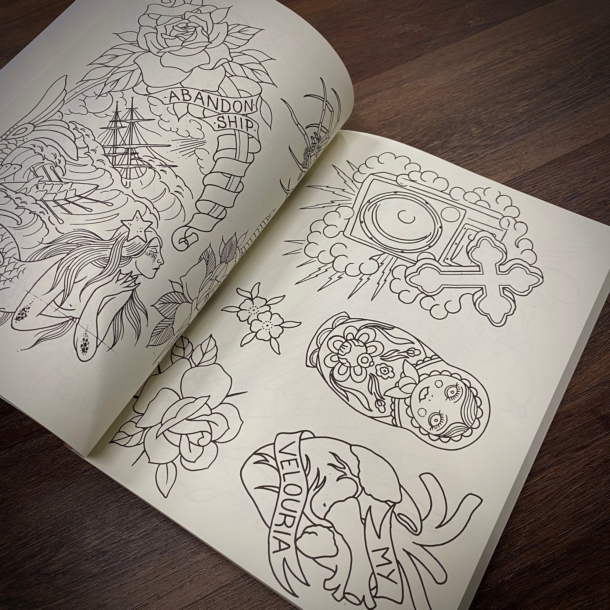 Black Stallion Tattoo Books Good Faith Tattoo Line Drawings Vol.1