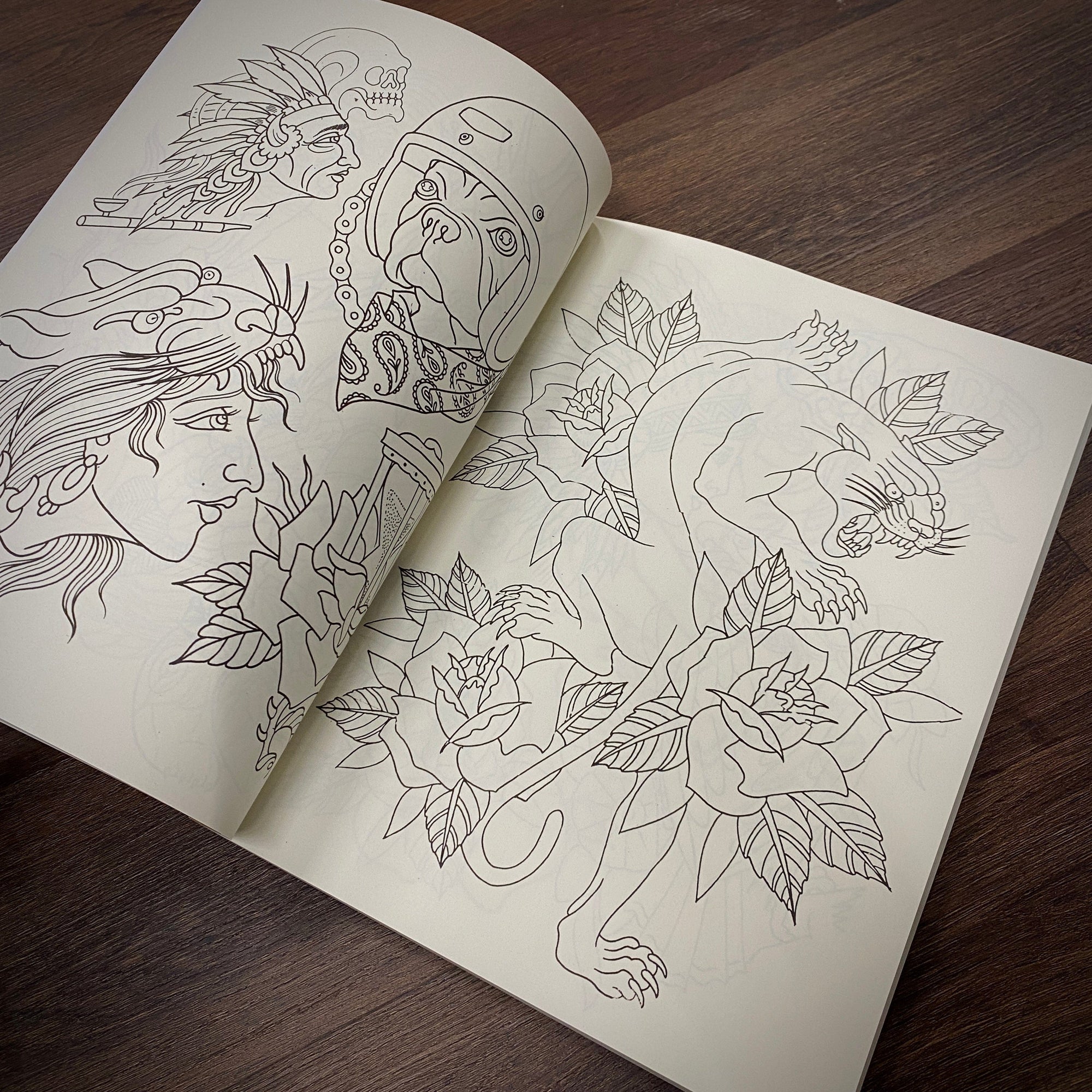 Black Stallion Tattoo Books Good Faith Tattoo Line Drawings Vol.1