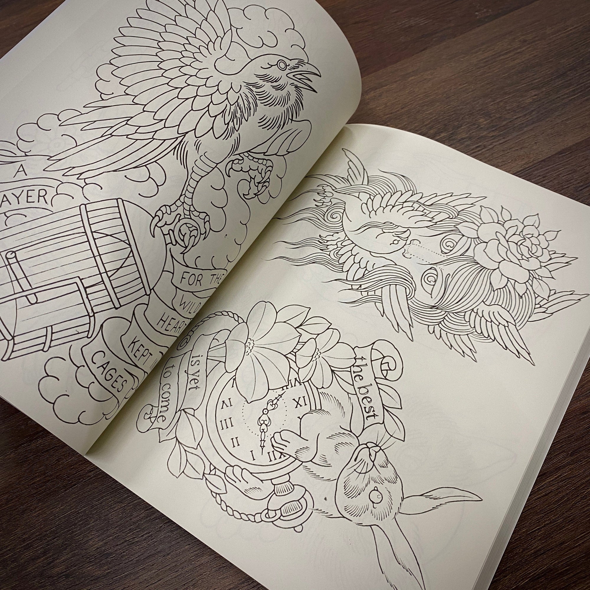 Black Stallion Tattoo Books Good Faith Tattoo Line Drawings Vol.1