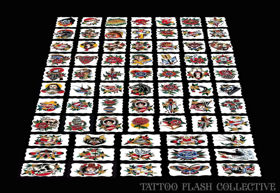 Black Stallion Tattoo prints Black Stallion Vol.3 book Canvas print 30"x60"