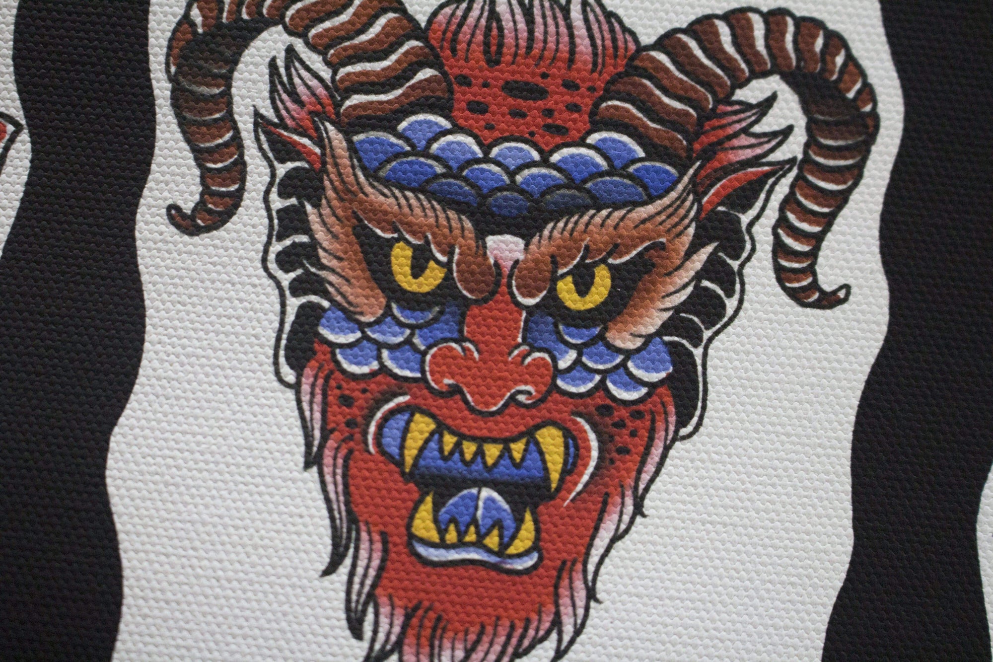 Black Stallion Tattoo prints Black Stallion Vol.3 book Canvas print 30"x60"