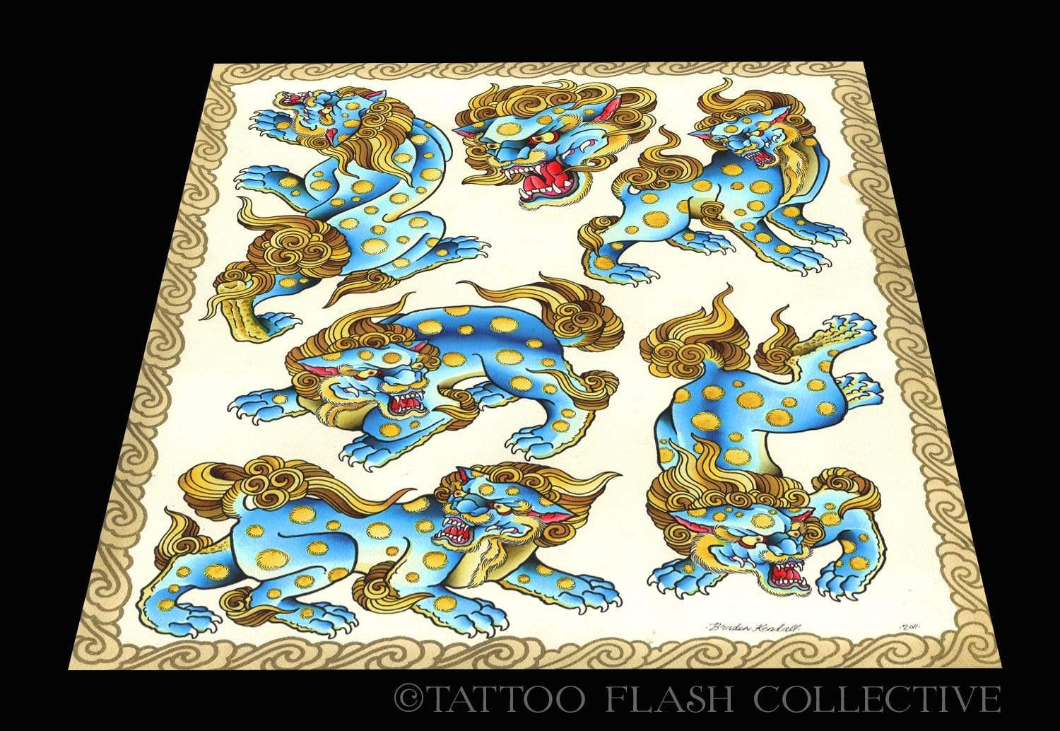 Braden Kendall Tattoo Print #04- 16"x20"