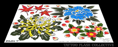 Brian MacNeil 7 page Digital Flash #1-#7 - tattooflashcollective