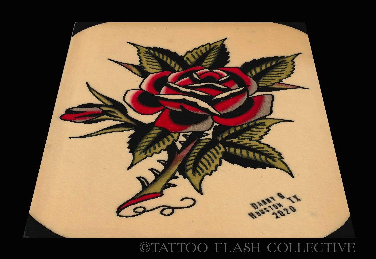 Danni G Print#10- 5"x7" - tattooflashcollective