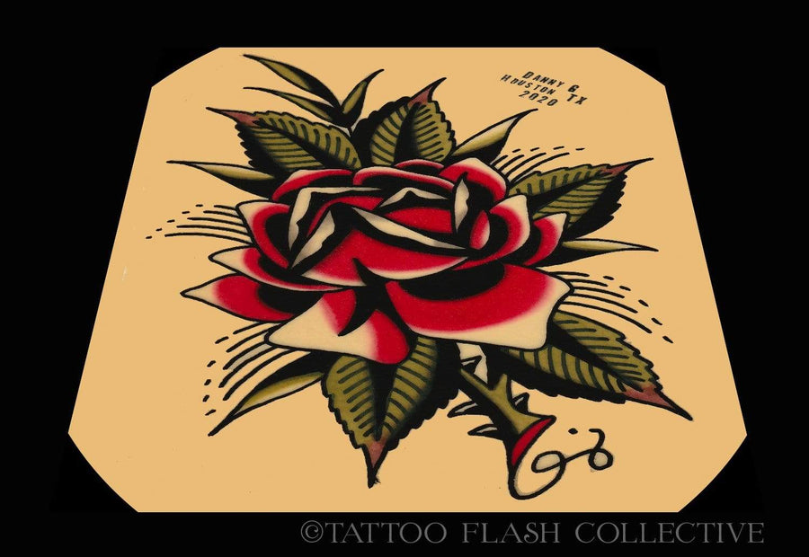 Danni G Print#3- 5"x7" - tattooflashcollective