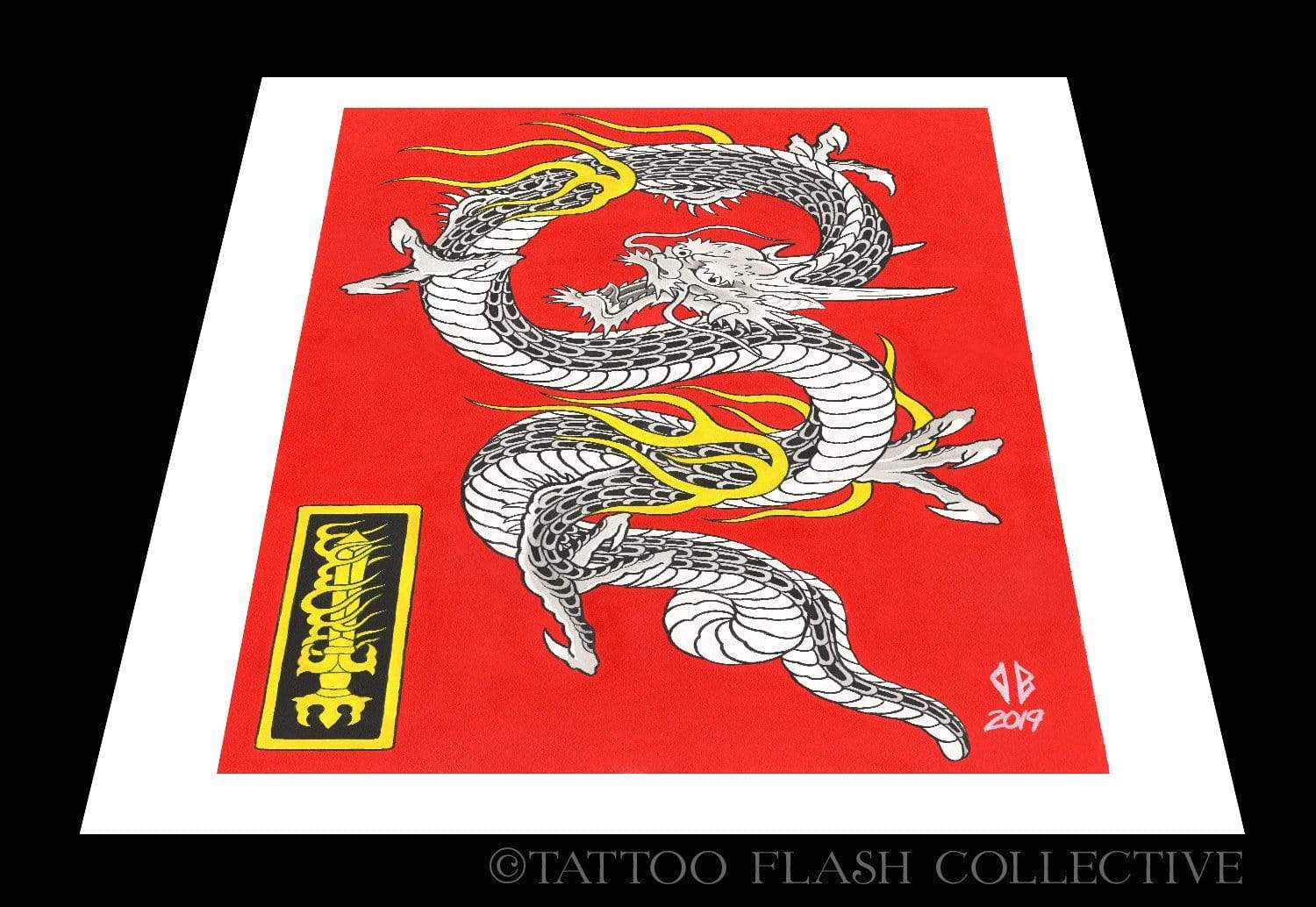 Dave Ball Print#11 12"x16" or 18"x24" - tattooflashcollective