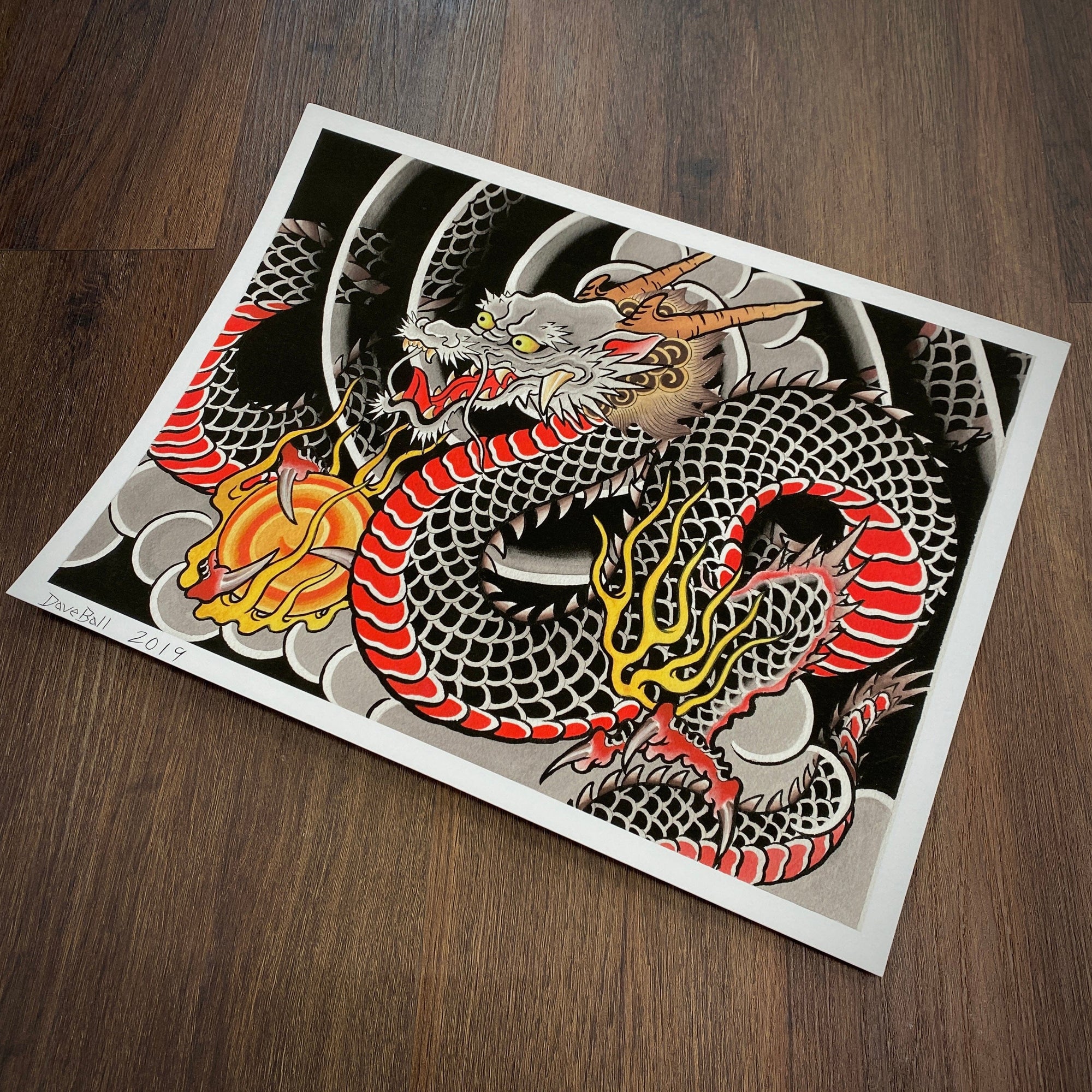 Dave Ball prints Dave Ball Print #3- 12"x16"