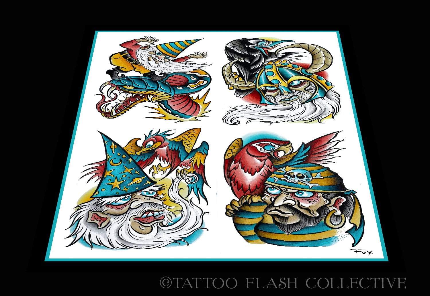 Dave Fox prints Dave Fox Print #5 12"x16"