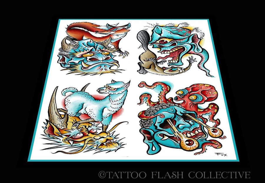 Dave Fox prints Dave Fox Print #9 12"x16"