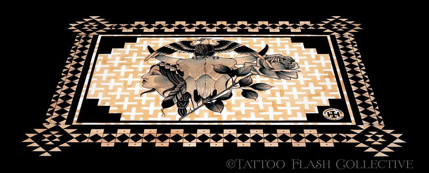 Derek Montez Print#1 11"x14" and 16"x20" - tattooflashcollective