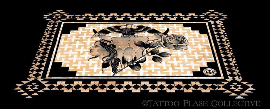 Derek Montez Print#1 11"x14" and 16"x20" - tattooflashcollective